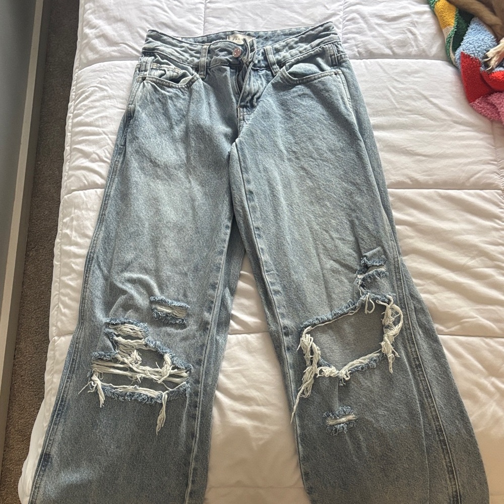 Pacsun low rise ripped jeans
